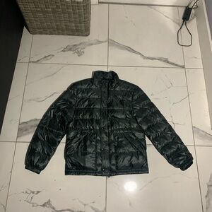 J. Crew Men's Dark Green Puffer Jacket